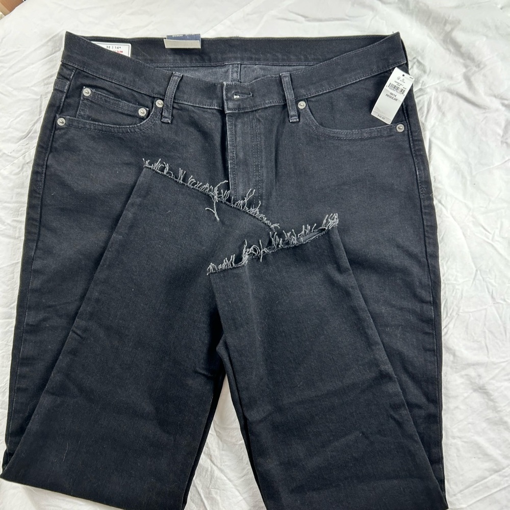 Gap Vintage Slim Mid Rise jeans, Black, size 14R, 32